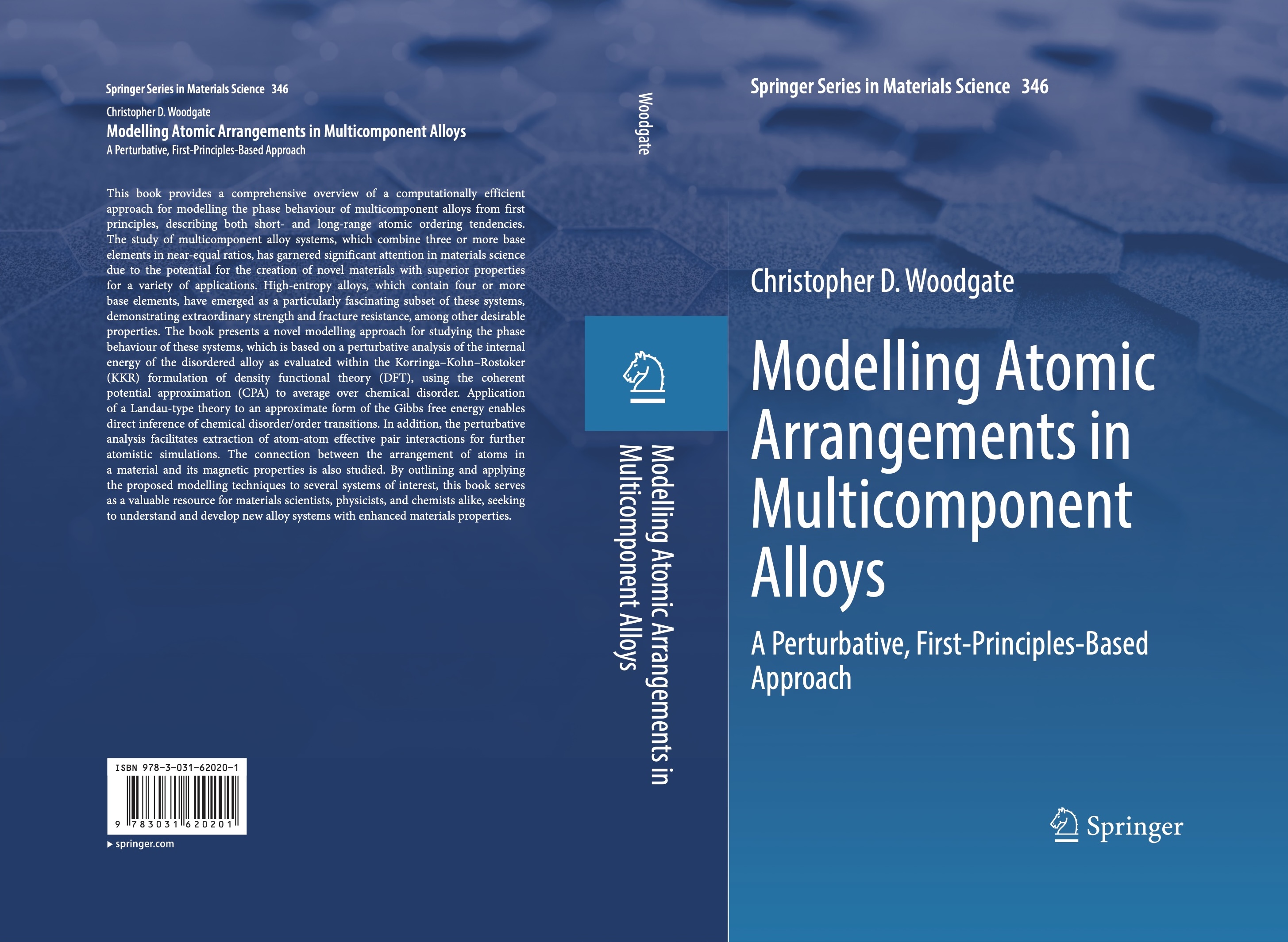 Book Cover: Modelling Atomic Arrangements in Multicomponent Alloys